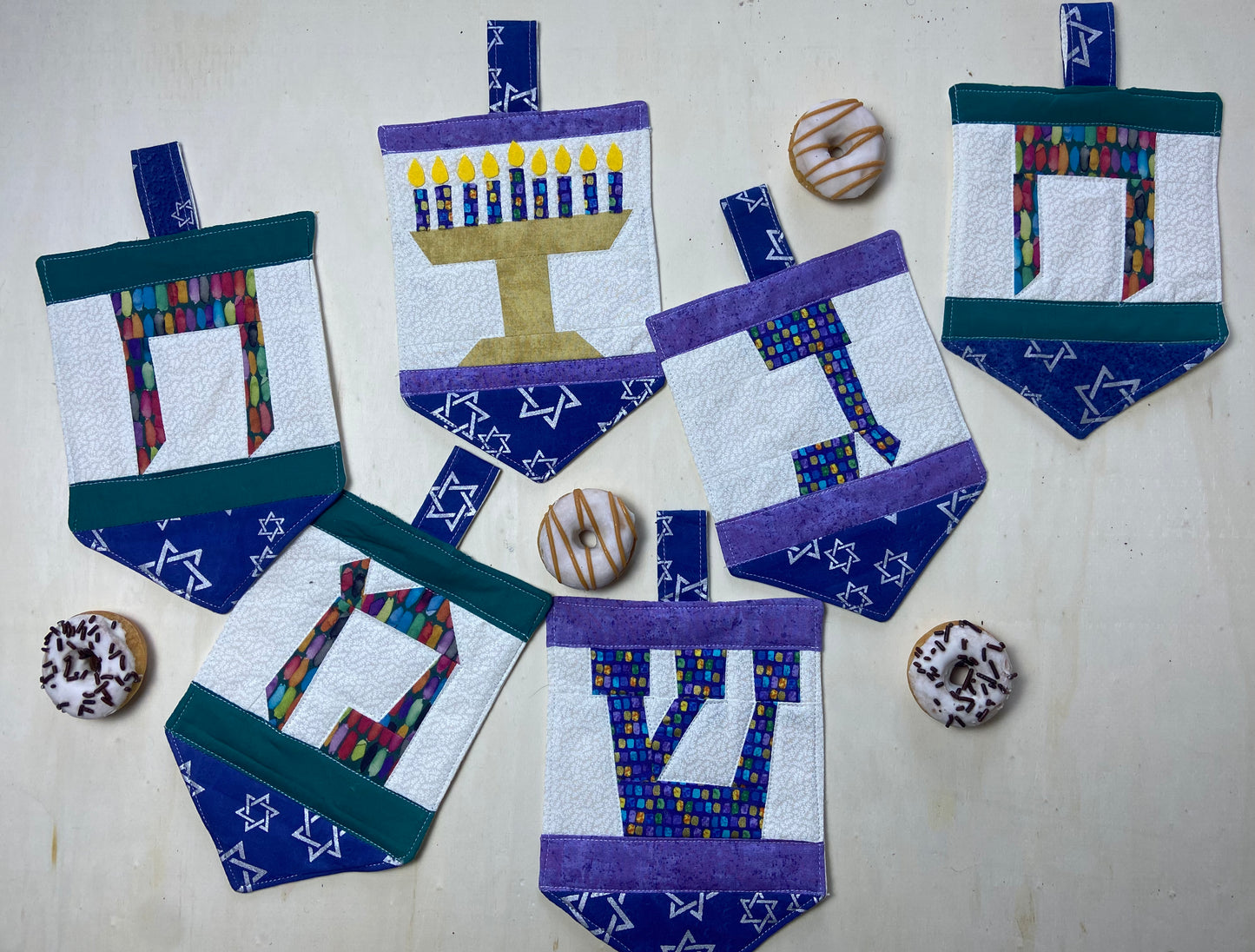 PDF - Dreidel Banner/Garland Pattern