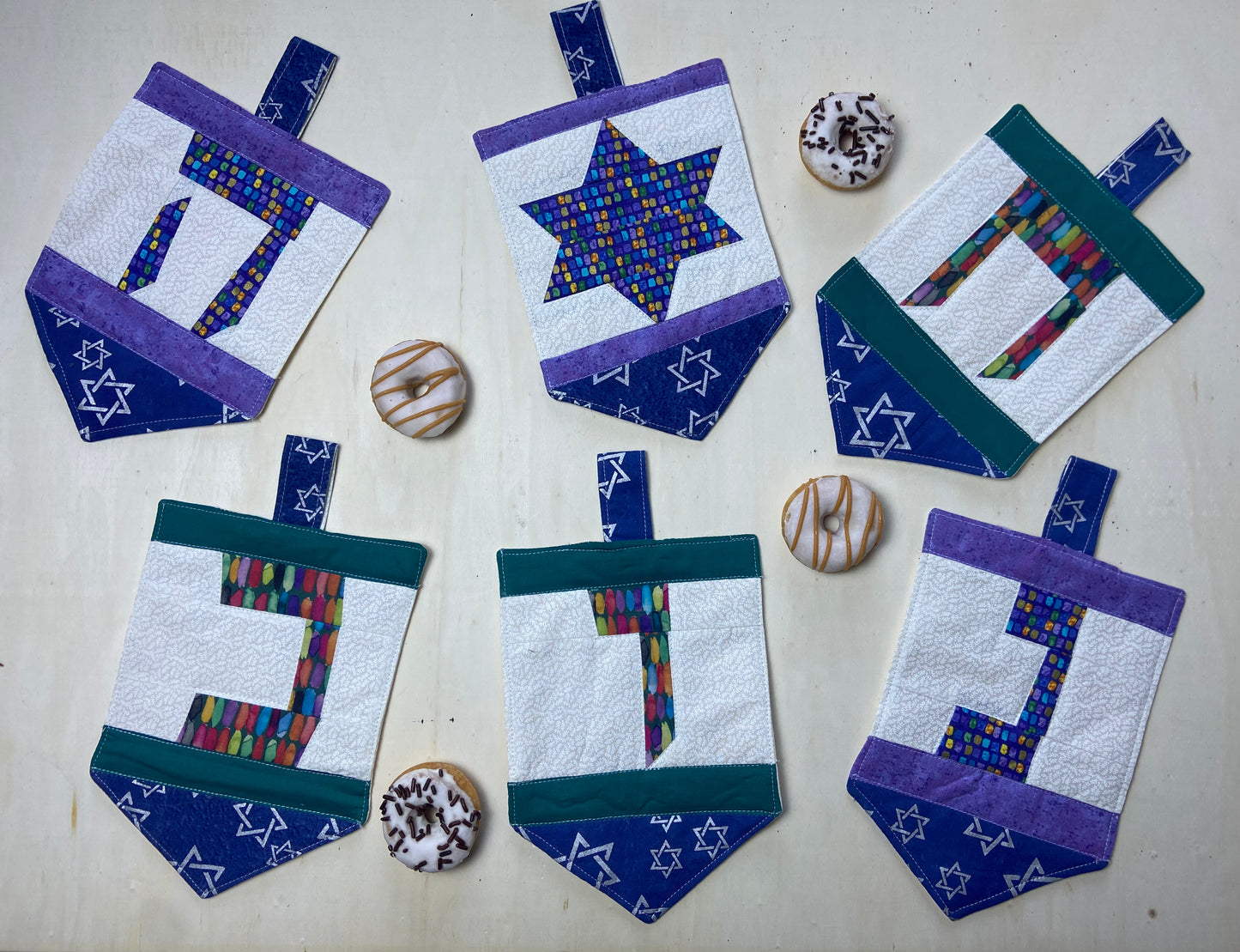 PDF - Dreidel Banner/Garland Pattern