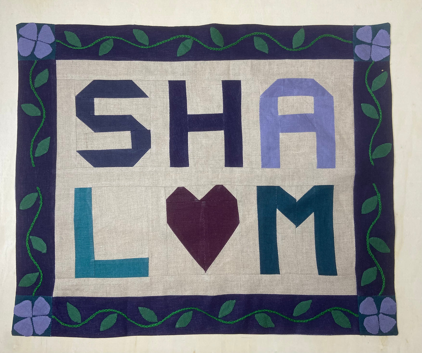 PDF - Shalom Challah Cover Pattern