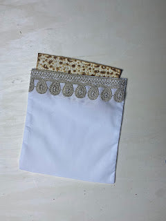 PDF - Simple Matzah Tash and Afikoman Set